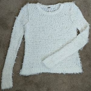 Free People White Sweater